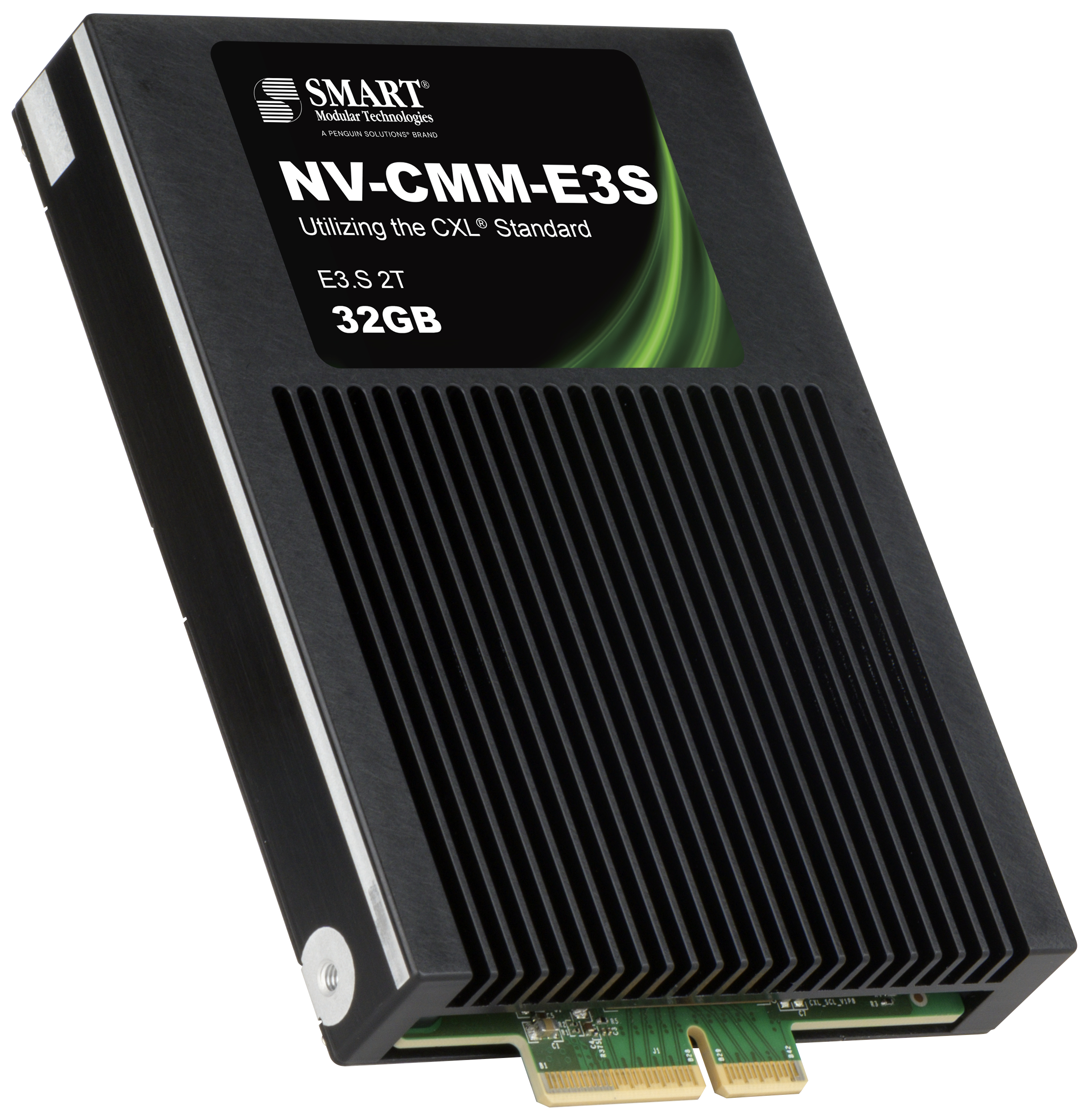 Penguin Solutions SMART Modular CXL NV-CMM E3.S 2T 内存模块通过CXL