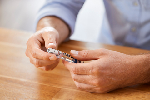 V-OVS® next mounted on a syringe