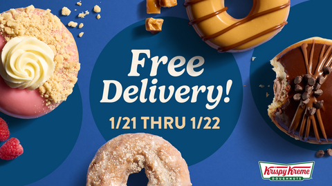 To celebrate Dallas’s first birthday, Krispy Kreme is offering zero delivery Wednesday and Thursday for all orders made at krispykreme.com and via the company’s app.