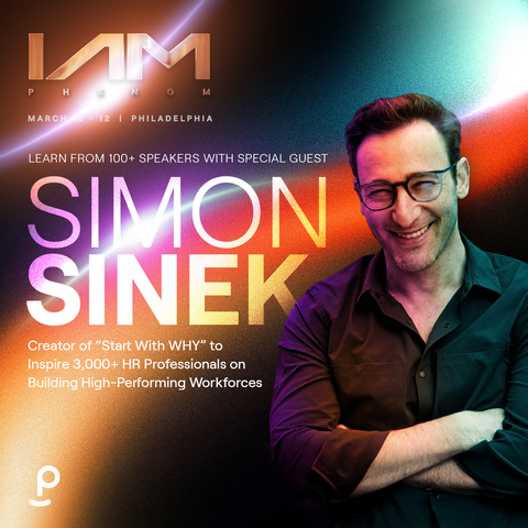 Phenom today announced Simon Sinek will be a featured speaker among 100+ other powerhouse presenters throughout IAMPHENOM 2026, the only human resources conference dedicated to AI, automation and experience taking place March 10-12 at the Pennsylvania Convention Center in Philadelphia.