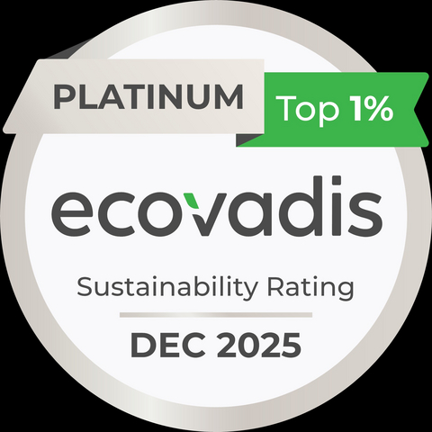 original © Vetter Pharma International GmbH: By achieving Platinum status in the EcoVadis ranking Vetter is among the top 1% worldwide.