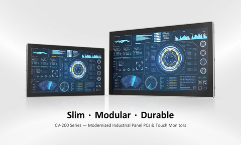 original Built on Cincoze’s modular design, the CV-200 Slim-Bezel Display Module Series offers up to 40 configurations for fast deployment and seamless integration as an industrial panel PC or touch monitor.