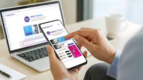 ConciergeAI is a native, Outlook-based conversational AI assistant that eliminates the friction of booking traditional room, desk, and work spaces by meeting users where they already work.