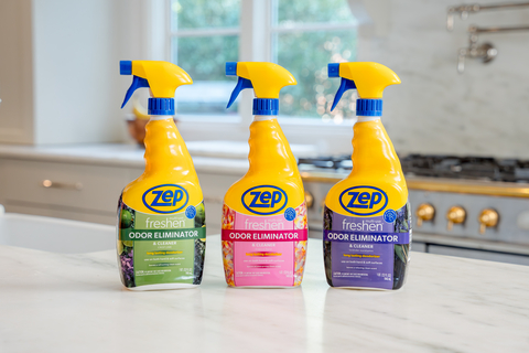 original Zep Freshen™ is a complete new line of odor-eliminating solutions designed to tackle everyday household odors at the source — not just mask them. Now available exclusively at Lowe’s, the Freshen line helps homes smell cleaner, feel fresher, and stay that way all year long.