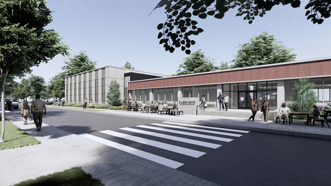 Lubrizol makes a multi-million-dollar investment to elevate its Global Headquarters in Wickliffe, Ohio, with modernized, collaborative workspaces, a café with indoor-outdoor spaces and an interactive customer experience center. Renderings from HGA, January 2026