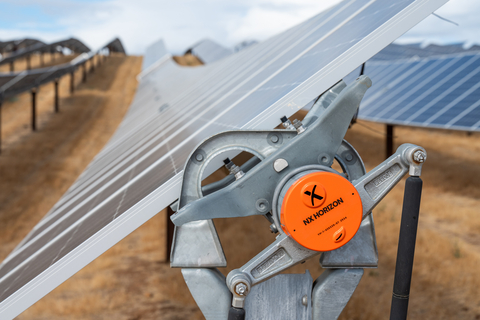 original Flagship NX Horizon solar tracking system, deployed well over 150 GW globally and engineered for maximum uptime, energy yield, and resilience