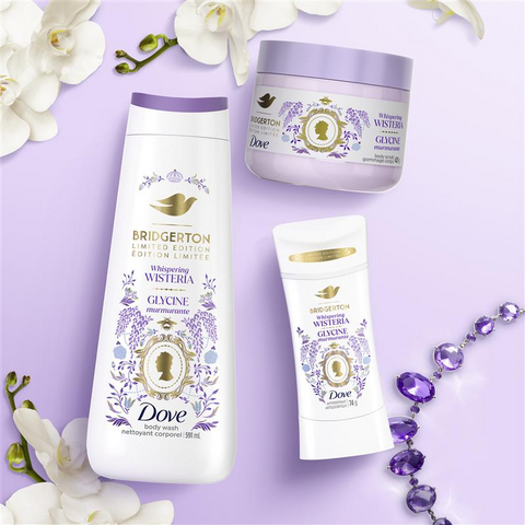 original Dove x Bridgerton Limited-Edition Collection: Whispering Wisteria