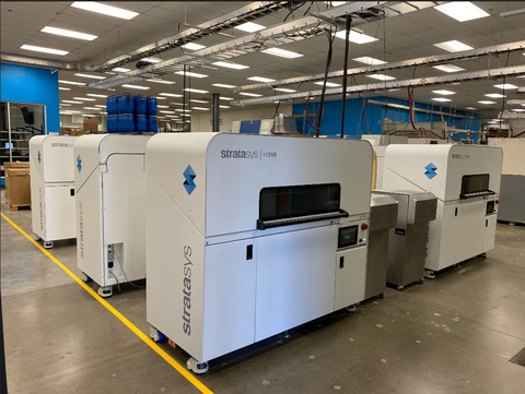 Stratasys and several manufacturing partners are launching the qualification program of SAF™ PA12, a production-ready nylon material, which upon qualification will be available on the Stratasys H350 (seen here).