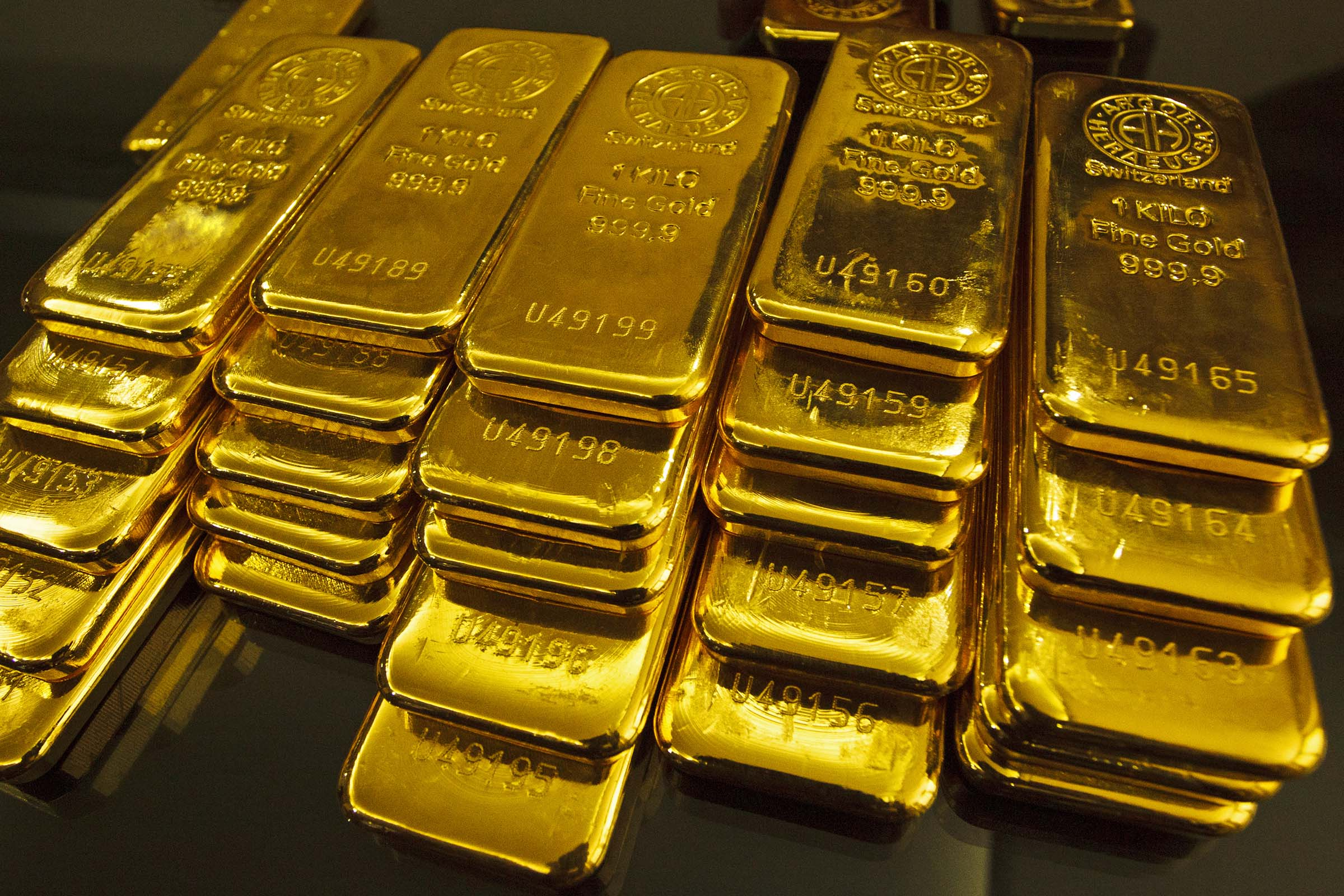 Illustrative image of physical gold bullion bars. (Photo: AETOSWire)