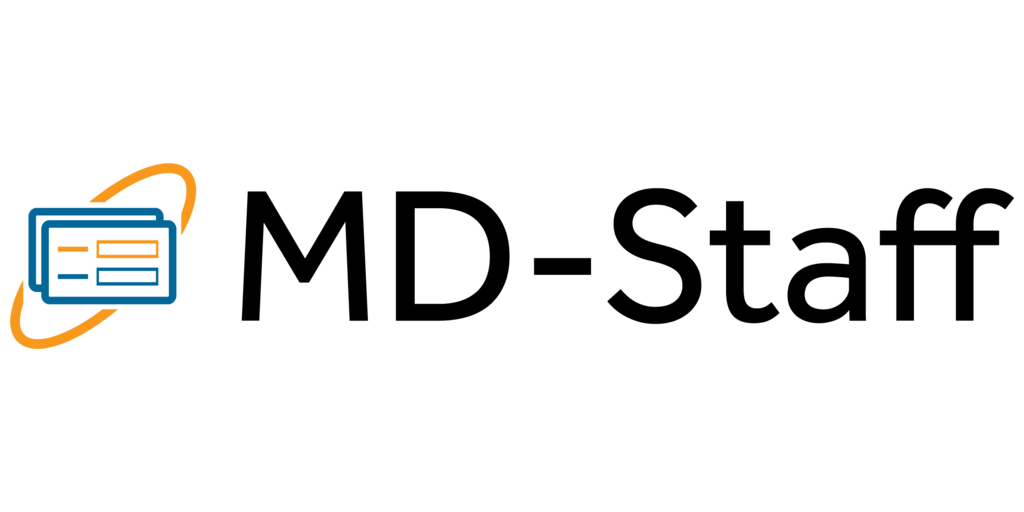 Applied Statistics & Management’s MD‑Staff Marks Sixth Straight Year With Best in KLAS Credentialing Award 3 MD Staff Logo Dark