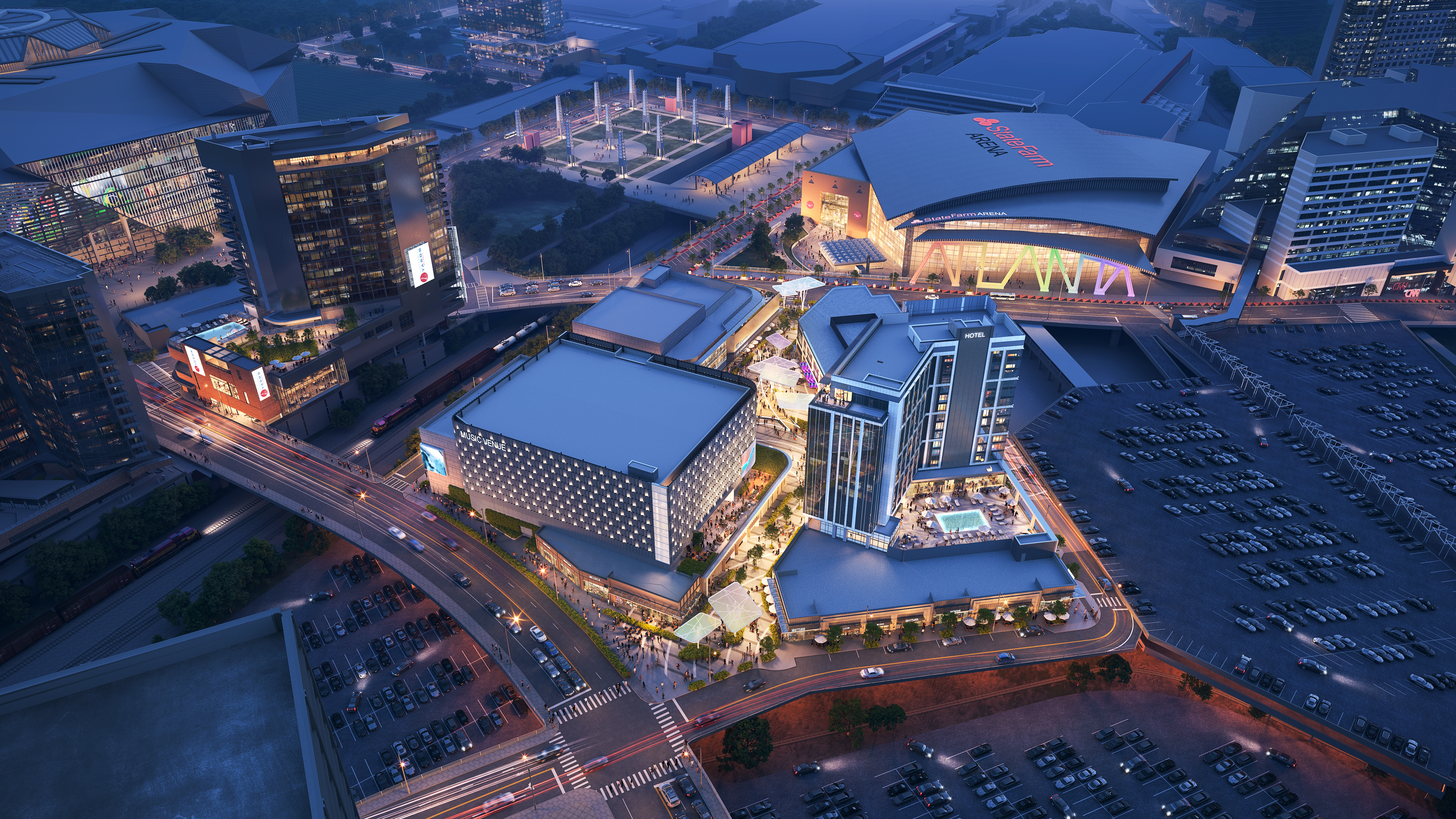 CIM Group and Centennial Yards Company Sign Lease with Iconic