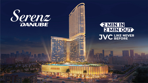 Danube Properties Launches &lsquo;Serenz by Danube&rsquo; in JVC With A Convenient 2-Minutes-In, 2-Minutes-Out Access (Photo: AETOSWire)
