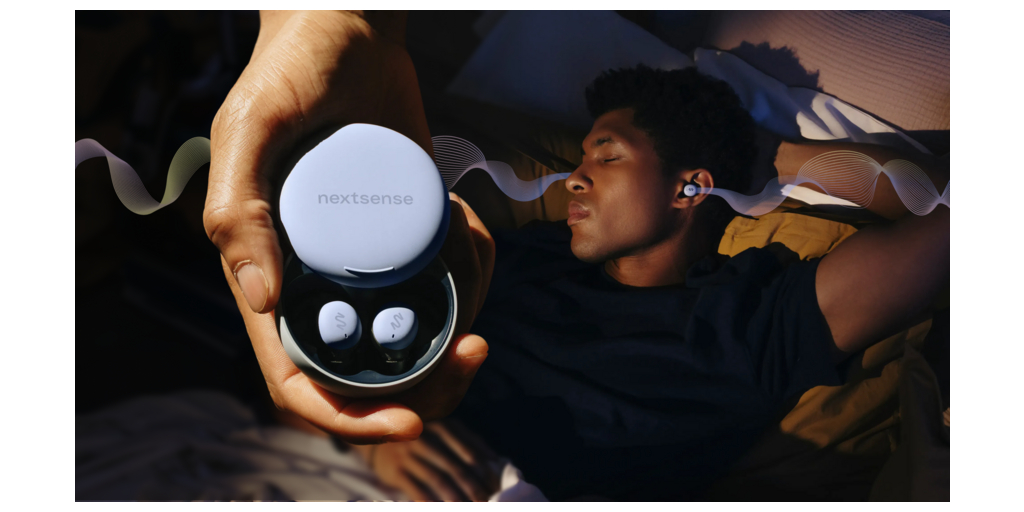 NextSense Launches Smartbuds, the World's First Truly Wireless EEG Earbuds — Brain-Sensing Technology That Actively Improves Sleep 1 PR Brainwave v1 Final
