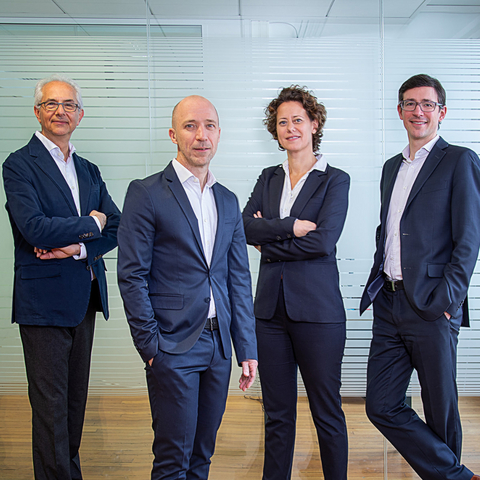 Francis Berenbaum (Left) Luc Boblet, Revital Rattenbach, Jérôme Vailland (Right)