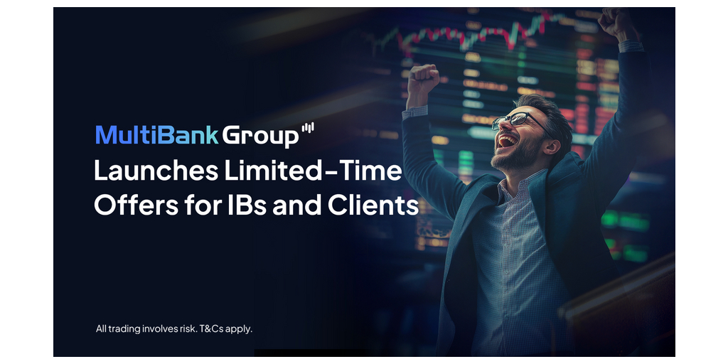  MultiBank Group lancia incentivi del 50% sulle strutture degli sconti per gli IB e bonus del 25% sui depositi per i clienti