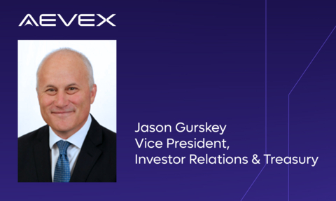 Jason Gursky, Vice President of Investor Relations and Treasury, brings deep capital markets, investor relations, and corporate finance expertise to AEVEX.