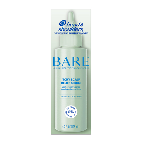 Head & Shoulders, the world's #1 anti-dandruff shampoo, introduces Head & Shoulders BARE Itchy Scalp Relief Serum, a breakthrough scalp care solution designed to extend dandruff protection and itch relief beyond traditional wash days.
