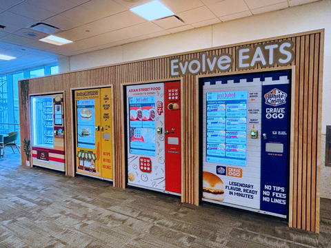 The fully automated unit features a curated menu of White Castle retail Sliders, including the iconic 100% beef Original Slider®, Classic Cheese Sliders, the Cheddar Bacon Cheese Slider, and the Chicken & Cheese Slider.