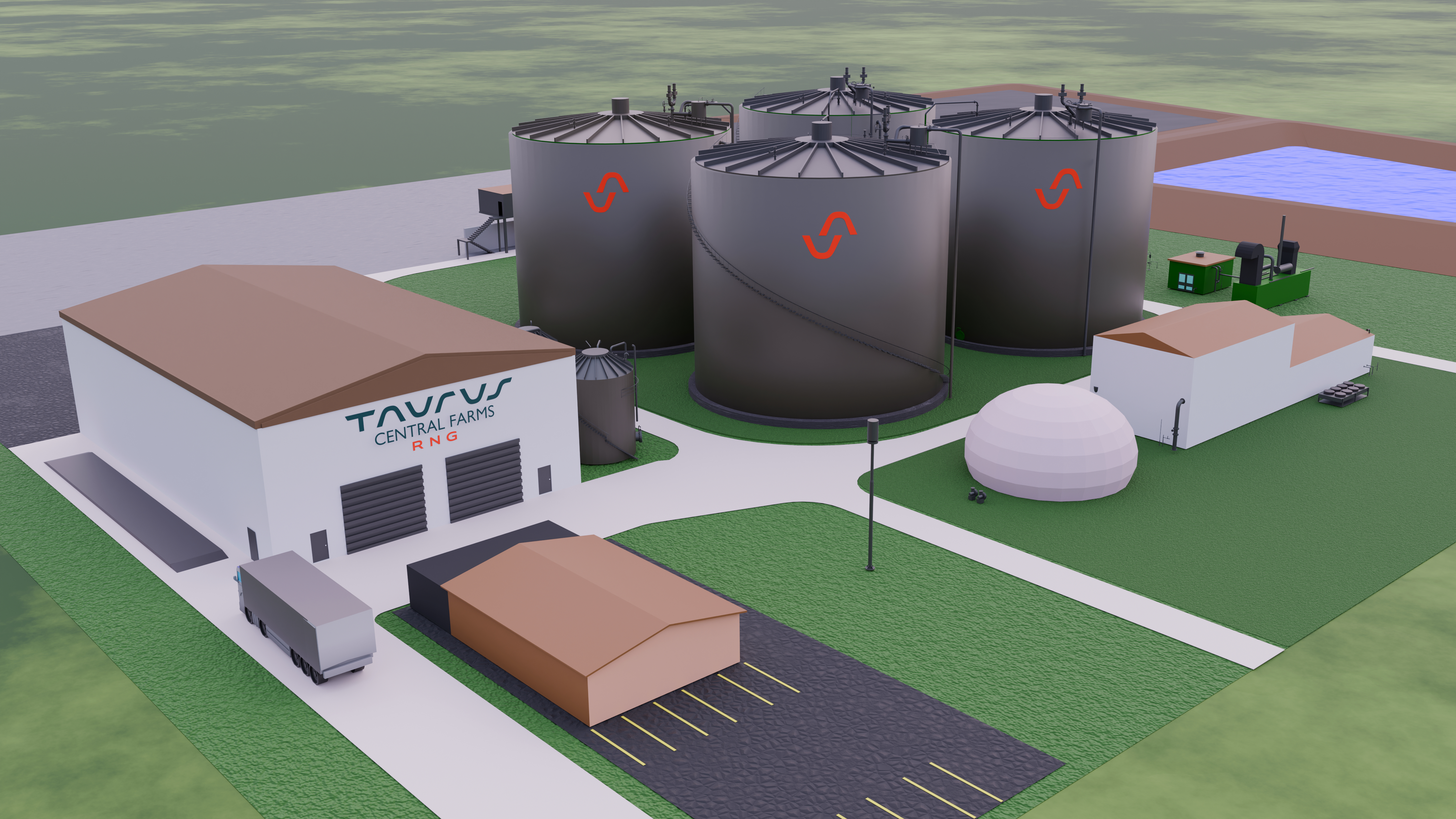 Taurus RNG facility constructed on site at the Kasko Home Lot