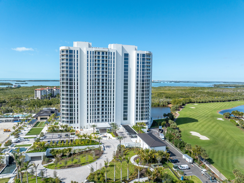 The Naples-based Ronto Group Announces Infinity at the Colony in Bonita Springs is now open and move-in ready with stunning views of the Gulf of Mexico and Estero Bay. Owners of the new luxury waterfront residences will enjoy world-class, resort-style amenities in a 22-story high rise offering 96 residences located in the gated community of The Colony at Pelican Landing.