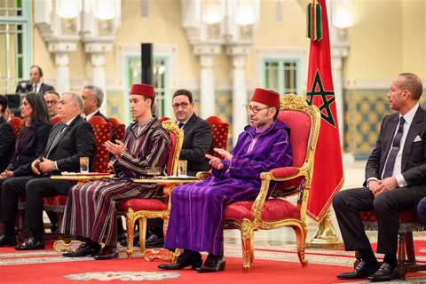 original His Majesty King Mohammed VI, accompanied by HRH Crown Prince Moulay El Hassan, chaired on Friday at the Royal Palace in Casablanca the presentation and launch ceremony of the project to build a landing gear production factory for Safran in Nouaceur