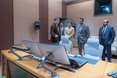 thumbnail Sultan bin Ahmed visits Shanghai Film Studios, Film Park and Stadium (Photo: AETOSWire)