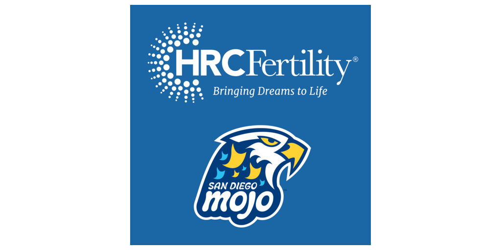 HRC Fertility and San Diego Mojo Announce New Partnership Supporting Women Athletes and Community Health 1 Logo 02