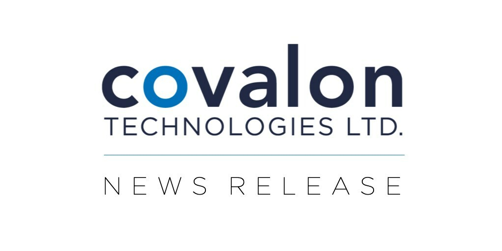 Covalon Announces Conference Call to Discuss First Quarter Fiscal 2026 Results 1 Covalon News Release Logo