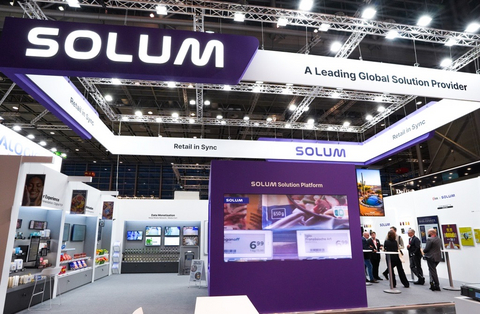 original À EuroShop, SOLUM présentera des applications concrètes combinant technologies d’affichage connectées, données et analyses dans des environnements réels de magasin. (Image: SOLUM)
