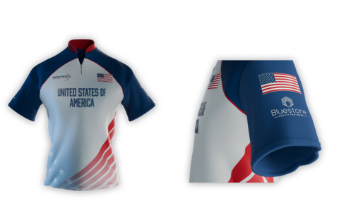Bluestone Equity Partners' partnership with USA Archery includes a sleeve sponsorship across all United States Archery Team and international jerseys worn by USA Archery athletes.