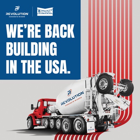 Revolution Concrete Mixers Is Back to Building in the United States