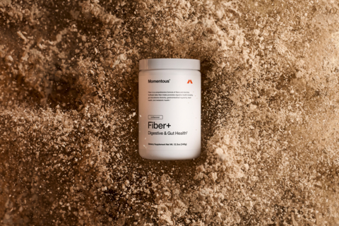 Featuring a triple-action fiber formula, Fiber+ is an essential component for overall wellness delivering 6g of fiber per serving. Fiber+ reimagines an outdated category with a product formulated to The Momentous Standard™.