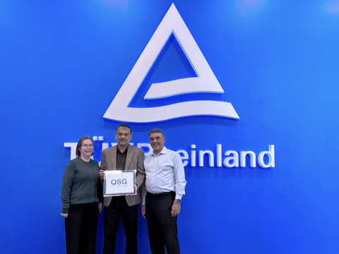 TÜV Rheinland has announced the integration of Quality Support Group Inc. (QSG). From left to right: Barbara Maclachlan, Local Field Manager. Farhan Ahmed, Vice President Training & Skills Development and Customized Services at TÜV Rheinland. Angelo Scangas, Founder and Director of Quality Support Group Inc