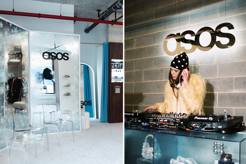 ASOS holiday pop-up store in NYC designed and managed by Pop Up Mob