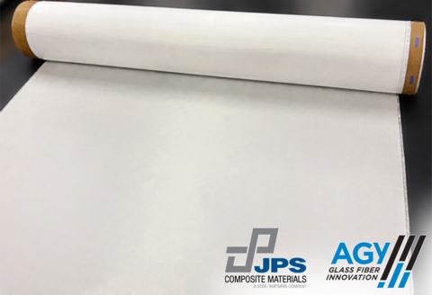 original Low CTE L-HDI Fabric Produced by JPS Composite Materials from AGY L-HDI Glass Fiber Yarn.