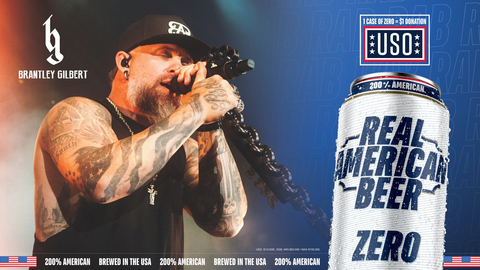 original The launch is anchored by a new national partnership with the USO, reinforcing RAB’s commitment to American pride and community. Through the program, RAB will donate $1 per case sold of RAB ZERO to the USO and ongoing donations tied directly to sales, supporting active-duty service members and their families.