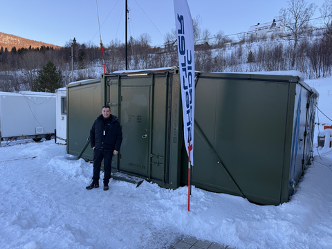 original From deployment to operations: Cyviz’ container‑based C2 solution demonstrated during Exercise HEIMDALL. James Munt, Sales Director from Cyviz, took part in the demonstration.