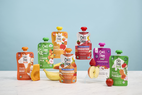 Once Upon a Farm, the mission-driven brand known for bringing organic, farm-fresh nutritious snacks and meals to families, is introducing an innovative lineup of new organic food products ranging from baby to big kid.