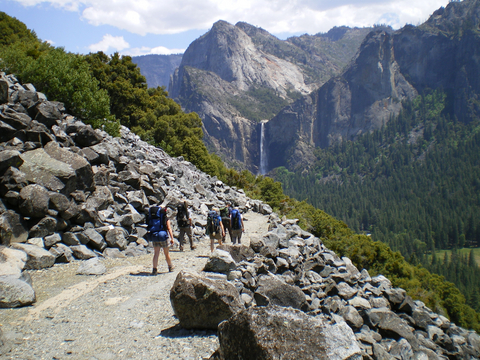 original Backpacking views at Yosemite National Park