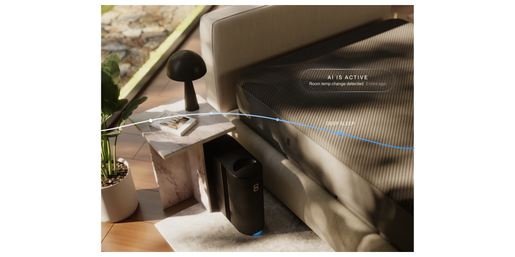 Eight Sleep Reaches $1.5B Valuation, Accelerates Predictive AI for Health 1 Eight Sleep Pod Temp Change Deep Sleep