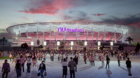 Rendering of Nu Stadium at Miami Freedom Park