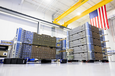 Stacked Satellites for SDA Tranche 2 Program (Photo: Sierra Space)