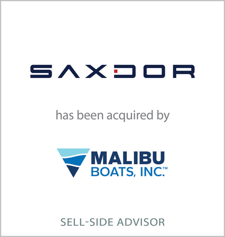 original D.A. Davidson MCF International announced that it served as financial advisor to shareholders of Saxdor Yachts on its sale to Malibu Boats Inc. for approximately EUR 150 million (USD $175 million).