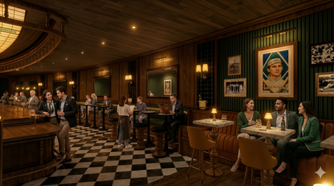 The Athletic Club, located directly behind home plate, will feature a private restaurant and supper club, lounge, and unique game-day experiences.