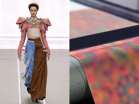 “FOREARTH” adopted for ANREALAGE’s Paris Fashion Week AUTUMN/WINTER 2026-27 collection, presented in collaboration with “GHOST IN THE SHELL”