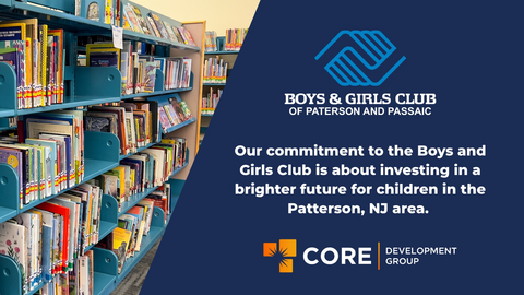 Core Development Group sponsors Read Across America event at Boys & Girls Club of Paterson and Passaic