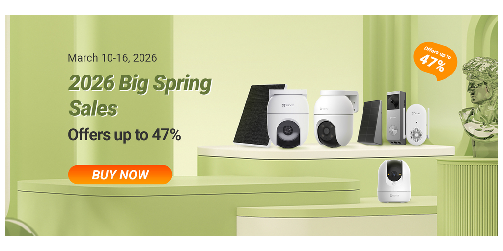 Le offerte EZVIZ per la primavera: sconti per gli Amazon Spring Deal Days