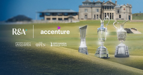 The R&A and Accenture today announced a new six-year partnership which will see Accenture become the Official Business and Technology Consulting Partner of The R&A as well as an Official Patron of some of golf’s most iconic championships—The Open, AIG Women’s Open, and ISPS HANDA Senior Open until 2031.