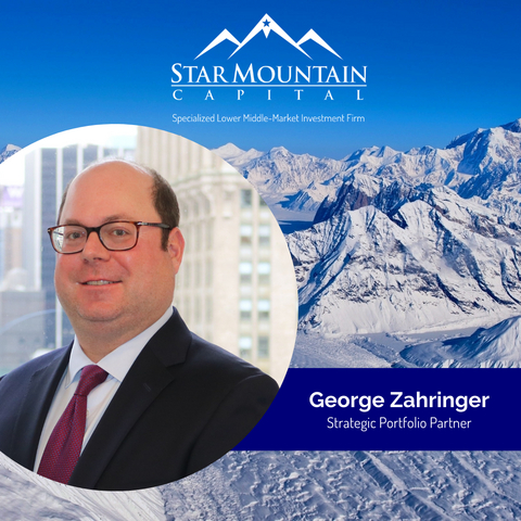 original Star Mountain Capital is pleased to announce that George Zahringer has joined as Strategic Portfolio Partner.
