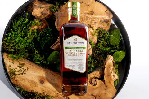 The Cascadia Garryana Oak Barrel Finish is the latest release in Bardstown Bourbon Company's Distillery Reserve. This limited release bourbon continues the brand's commitment to innovation and boundary-pushing whiskey design.